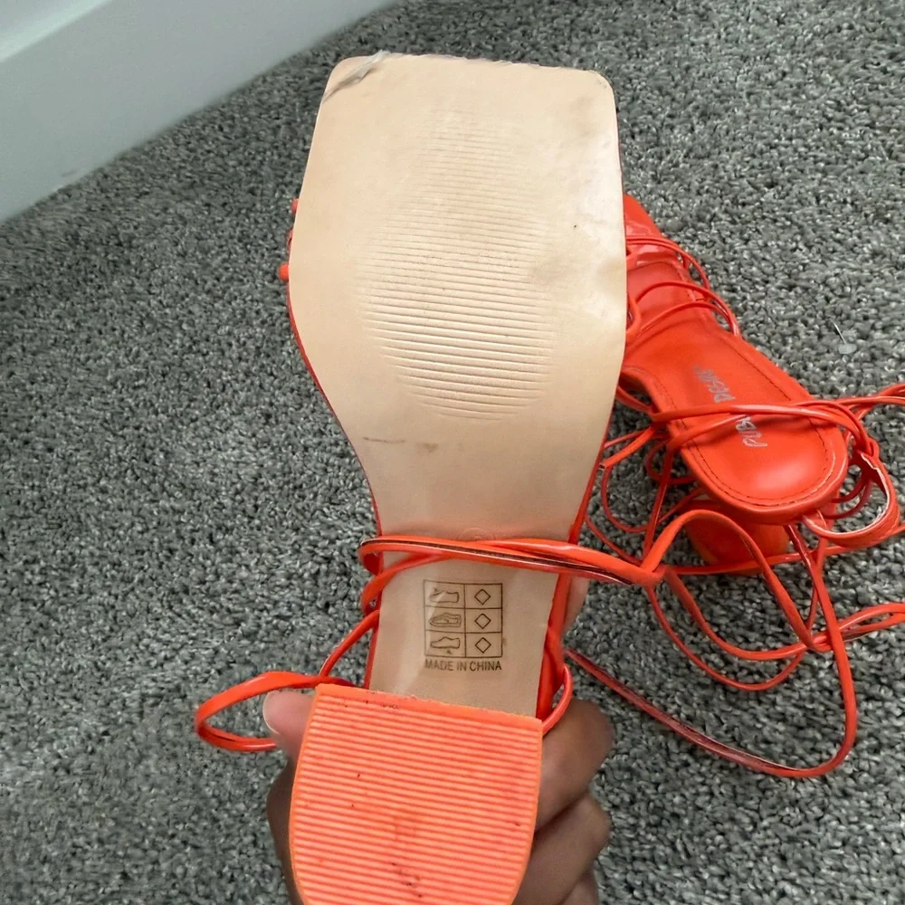 Public Desire Orange heels